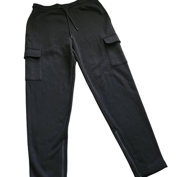 CSG Champs Joggers Sweatpants Mens Large Cargo Black Athleticwear Gym Workout Lo - Picture 1 of 4